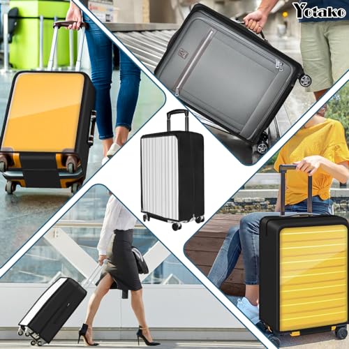Upgraded Zippered Transparent PVC Suitcase Cover