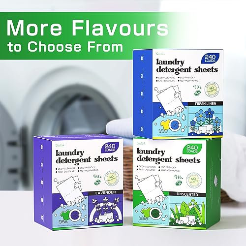 Laundry Detergent Sheets (240 Count)