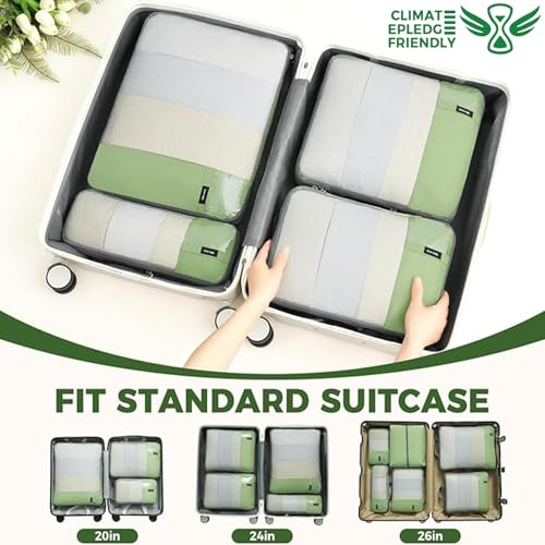 Lightweight Compression Packing Cubes for Travel