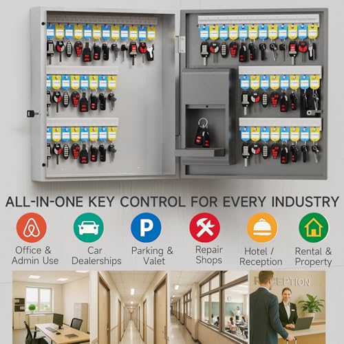 56 Key Lock Box with Key Drop Slot (56 Count)
