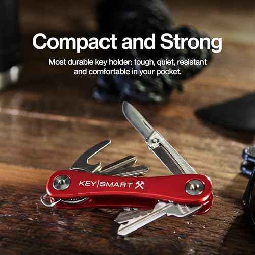 KeySmart Rugged Keychain Multitool Key Holder (2 Count)