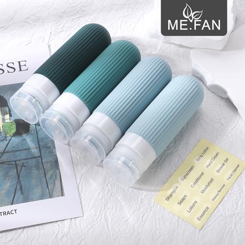 Travel Bottles for Toiletries (4 Count)