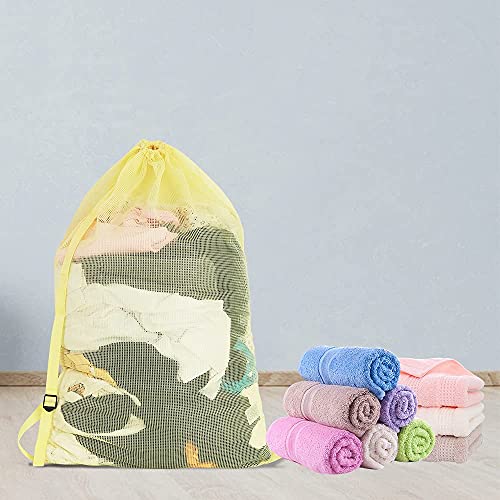 Mesh Laundry Bags with Adjustable Shoulder Strap