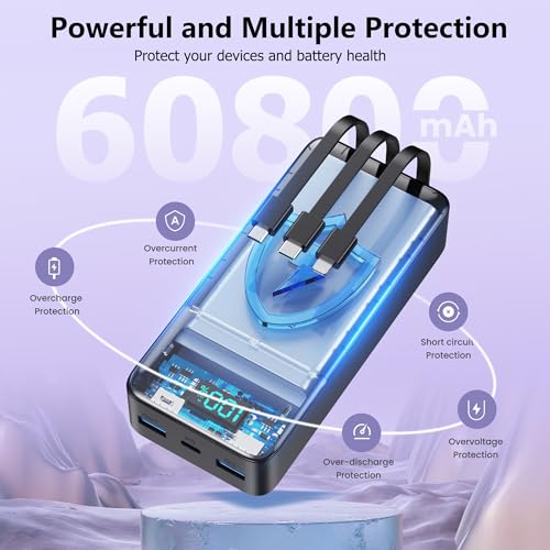 Portable Charger Power Bank 60800mAh