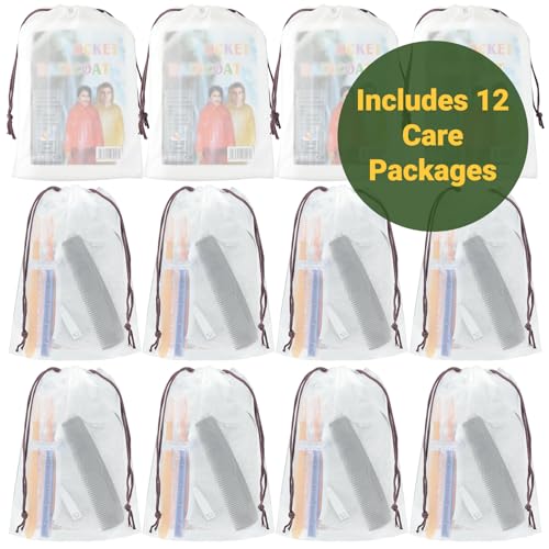 84 Pcs Homeless Care Package Supplies Bulk Hygiene Kits with Nail Clipper (84 Count)