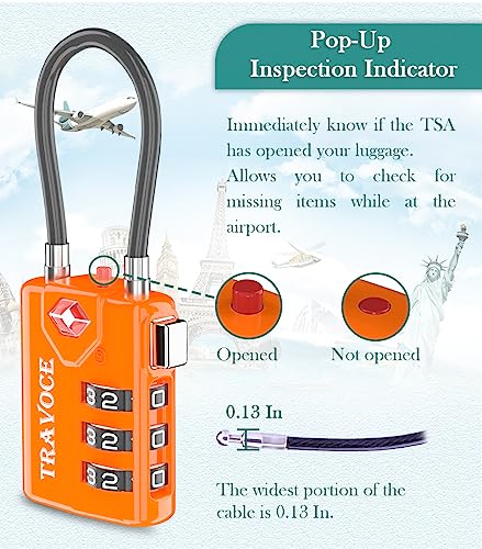 TSA Approved Luggage Locks (2 Count)