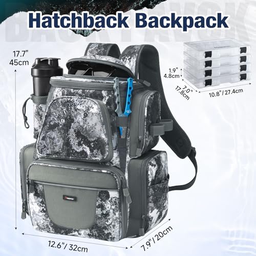 Fishing Backpack with 2 Rod Holders