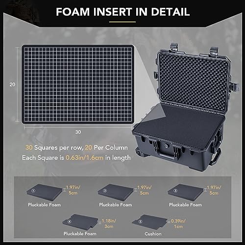 HC 5220 Hard Case with Wheels and Foam
