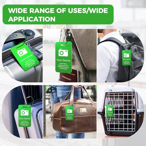 4PCS Personalized Luggage Tag (4 Count)