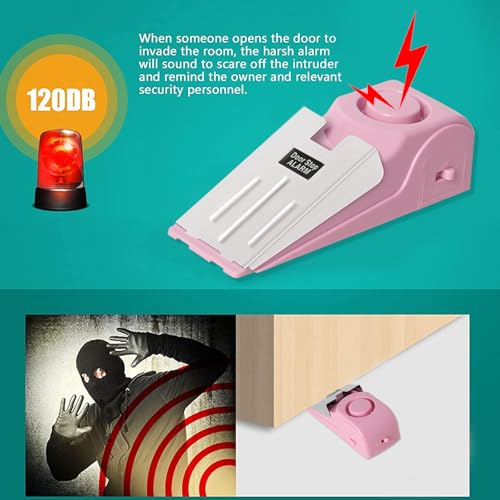 2 Pack Portable Door Stop Alarm (2 Count)