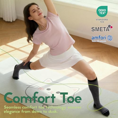 Mens Compression Socks for Men Women (6 Count)