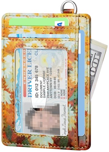Slim Minimalist Wallet RFID Credit Card Holder for Men
