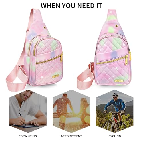 Small Sling Bag For Women Men Casual Crossbody Sling Backpack