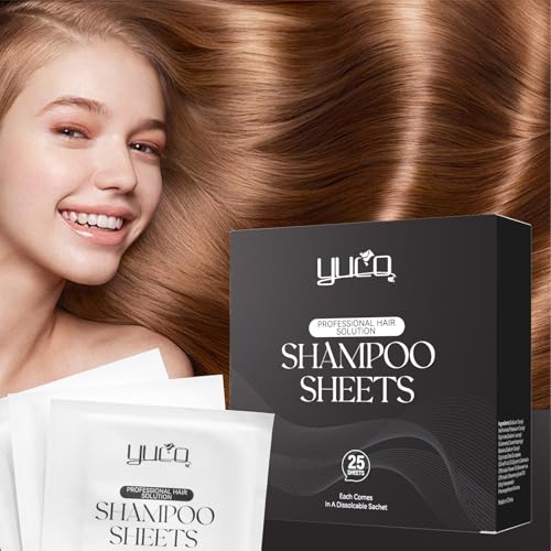 Travel Hair Shampoo Sheets Travel Pack 25 Tablets (25 Count)