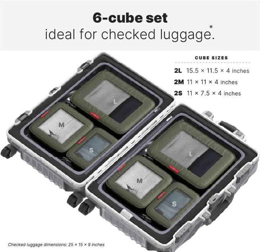 Premium Compression Packing Cubes for Travel