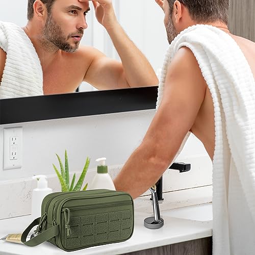 Tactical Toiletry Bag For Men Hygiene Bag EDC Military Tool Molle Pouches Small Dopp Kit Mens Shaving Kit Travel shower Bags