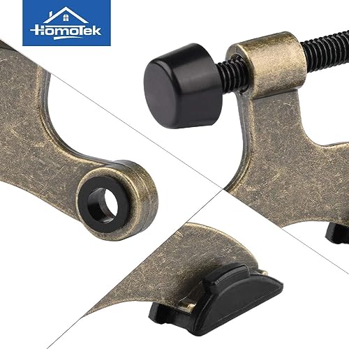 4 Pack Hinge Pin Antique Brass Door Stopper (4 Count)