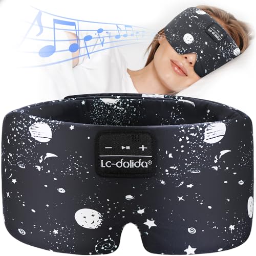 Sleep Mask with Bluetooth Headphones