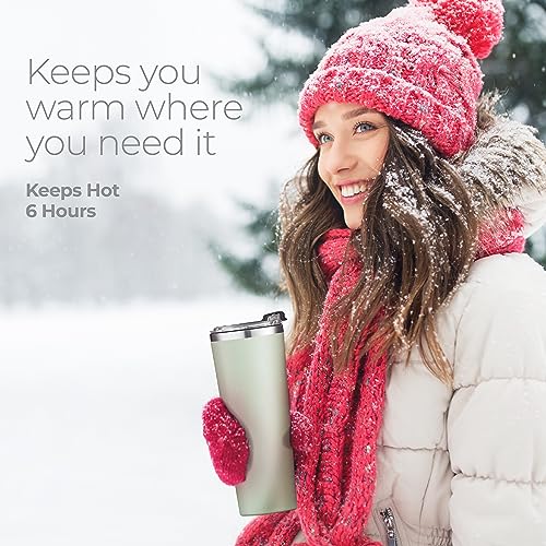 22 oz Insulated Coffee Tumbler with Leakproof Lid