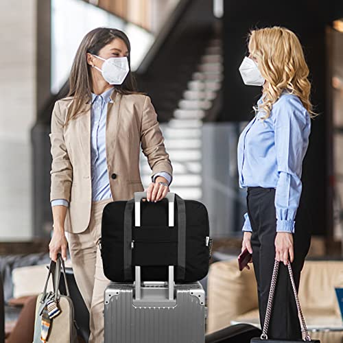 For Spirit Airlines Personal Item Bag 18x14x8 Foldable Travel Duffel Bag Tote Duffle Carry on Luggage for Women and Men 30L