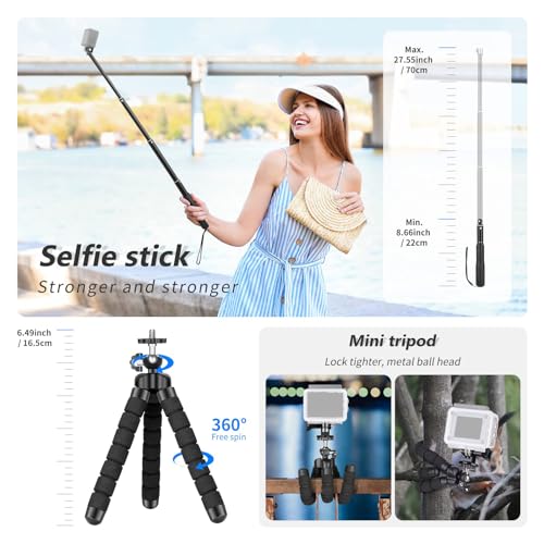 50 in 1 Action Camera Accessory Kit Compatible with GoPro DJI