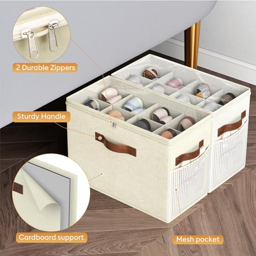 2 Pack Shoe Organizer for Closet