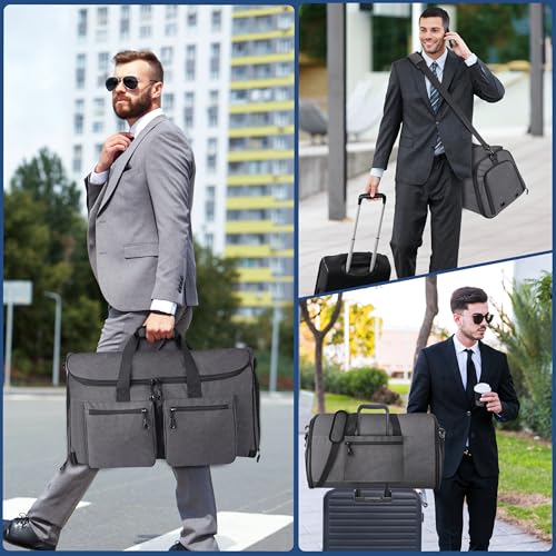 2 in 1 Garment Duffle Bags for Travel Mens Carry