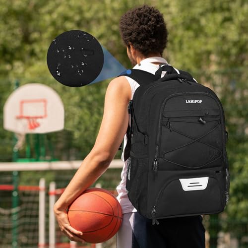 Basketball Backpack Large Sports Basketball Bag with Dedicated Ball Slot & Ventilated Shoe Compartment for Soccer Volleyball Gym Training Travel