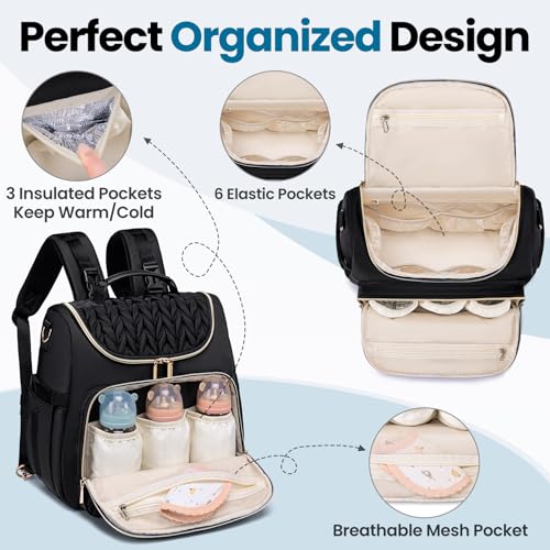 4 in 1 Convertible Diaper Bag Backpack