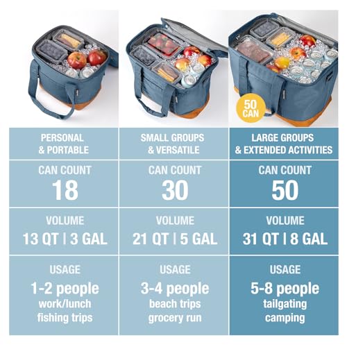 Pacifica Collapsible Cooler Bag (50 Count)