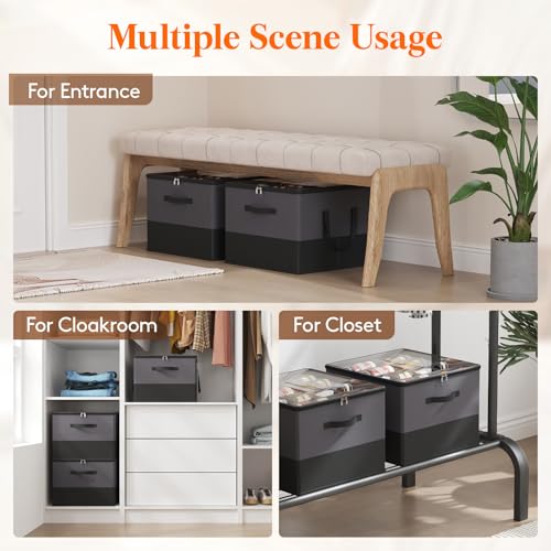 Shoe Storage Organizer for Closet (2 Count)