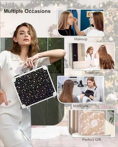 Makeup Bag with LED Mirror