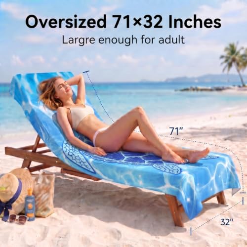 6 Pack Microfiber Beach Towel Oversized 71x32 Colorful Print Bulk (6 Count)