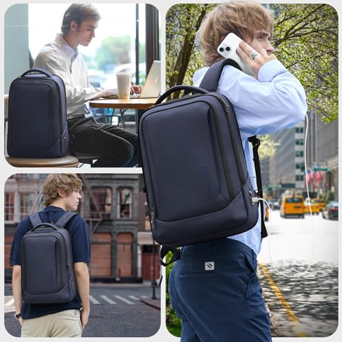 Laptop Backpack for Men for 15.6 Inch Computer Bag with USB A&C Charger