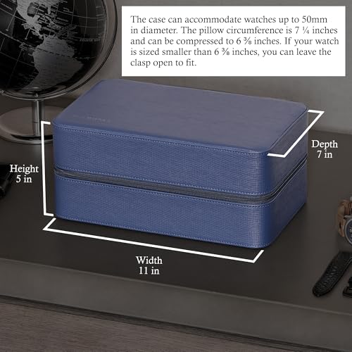 8 Watch Travel Case Storage Organizer for 8 Watches