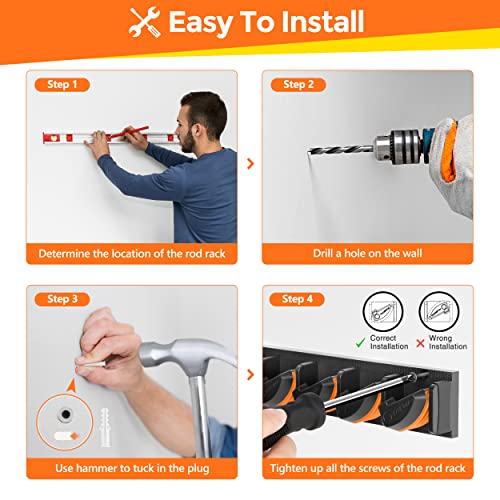 V9 Fishing Rod Holder (2 Count)