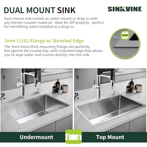 18 Inch Bar Sink Drop