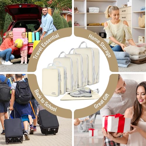 6 Set Compression Packing Cubes
