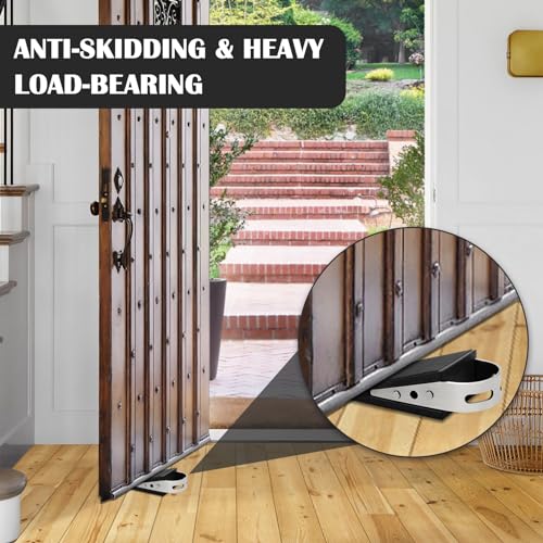 Rubber Door Stopper Wedge (12 Count)