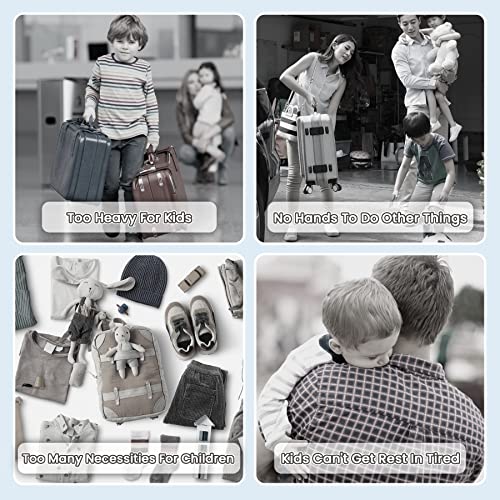 Kids Ride on Luggage with Spinner Wheels Suitcase