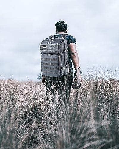 Military Tactical Backpack for Men and Women 45L Army 3 Days Assault Pack Bag Large Rucksack with Molle System