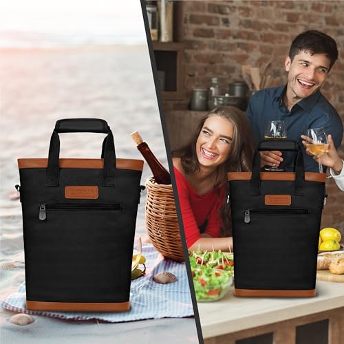 Two Bottle Wine Bag Carrier
