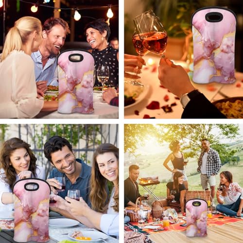 Wine Carrier Tote Personalized Bag for 2 Bottles