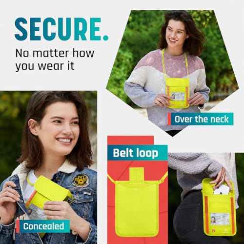 Neck Wallet Travel Pouch For Passport Holder And Documents