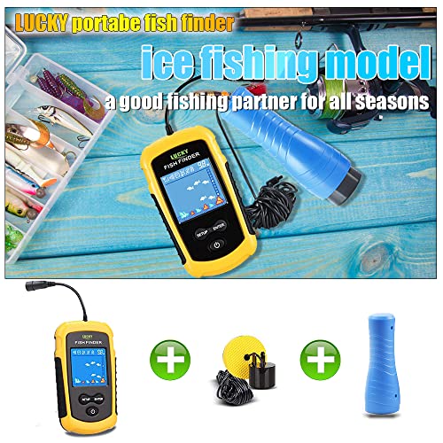 Small Portable Fish Finder Kayak Sonar Handheld Fish Finders Ice Fishing Castable Depth Finder Boat Fisherman Gifts