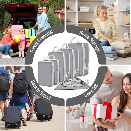 6 Set Compression Packing Cubes