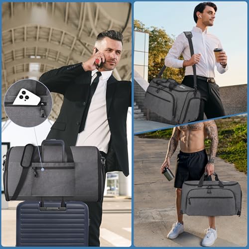 2 in 1 Garment Duffle Bags for Travel Mens Carry
