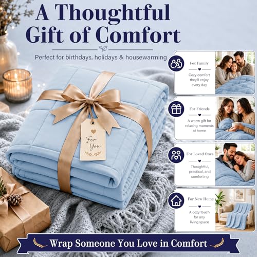 Weighted Blanket for Adults 15lbs
