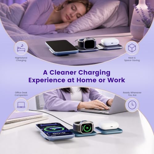 15W Magnetic Travel Charging Station