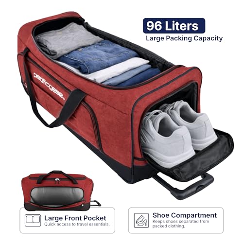 Duffel Bag with Rolling Wheels